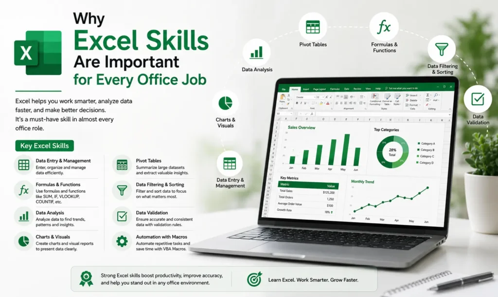 Why Excel Skills Are Important for Every Office Job